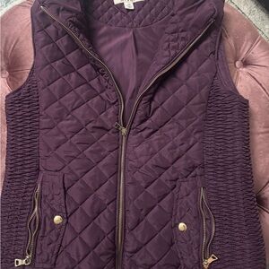 Miami Quilted Dark Purple Women's Vest